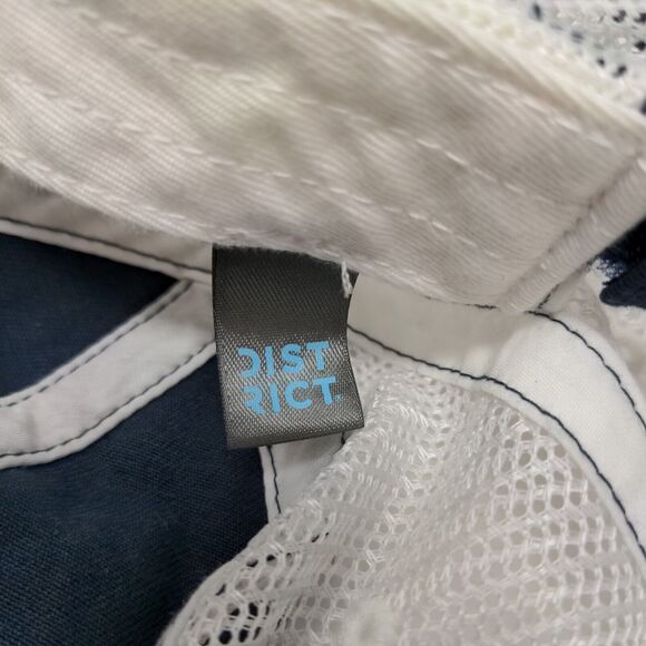 District Men's Zero Zone Gold Club Strapback Mesh Back Hat Blue White Gatorade - Picture 12 of 13